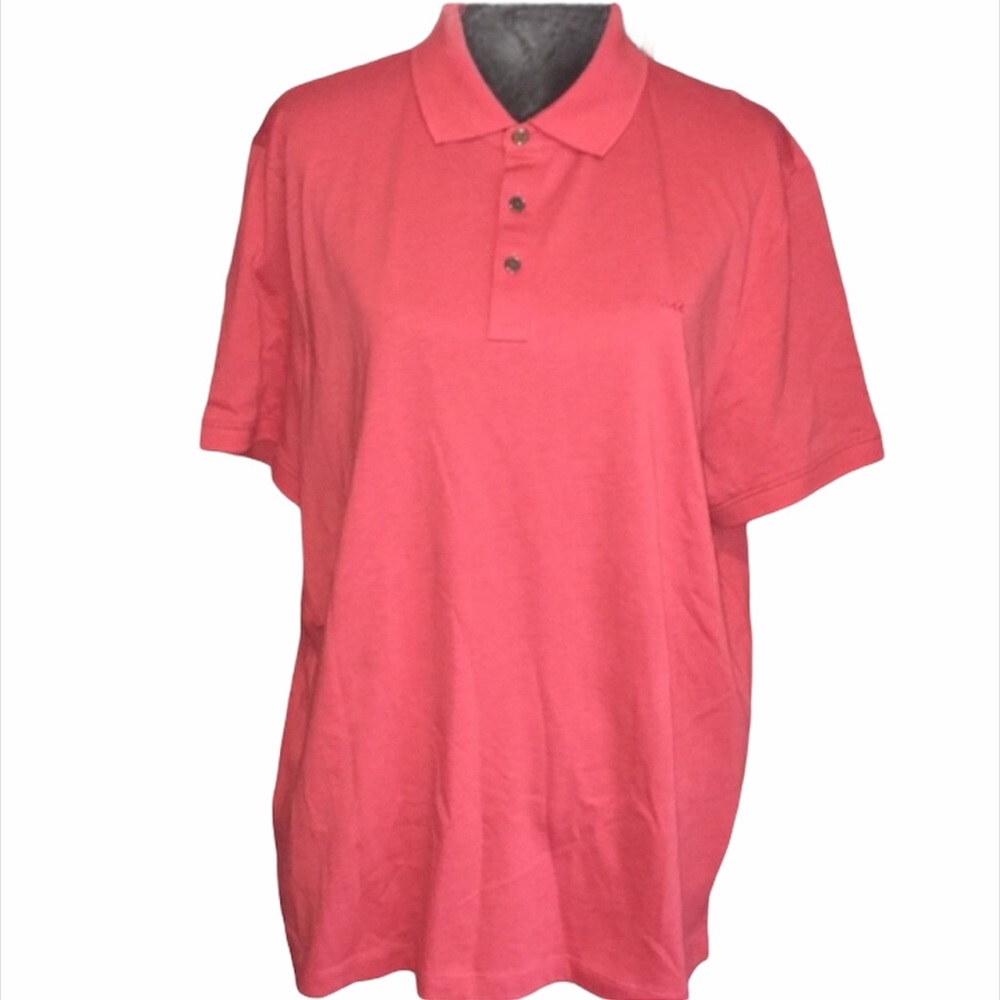 Michael Kors Polo Shirt, Nantucket Red, Large